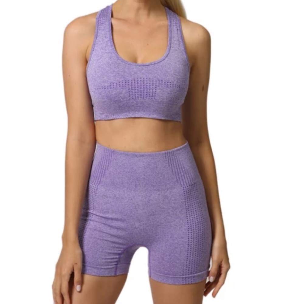 SET//High Waist Workout shorts - Picture 7 of 9